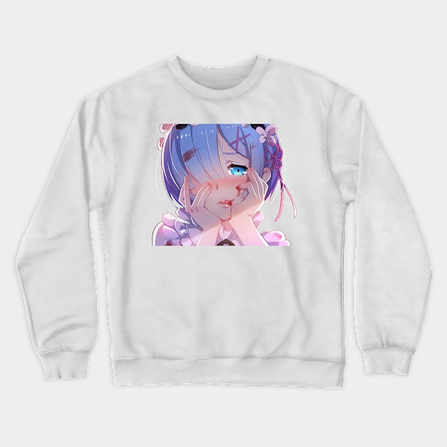 Re:Zero Rem Battle Crewneck Sweatshirt by Otakuteland